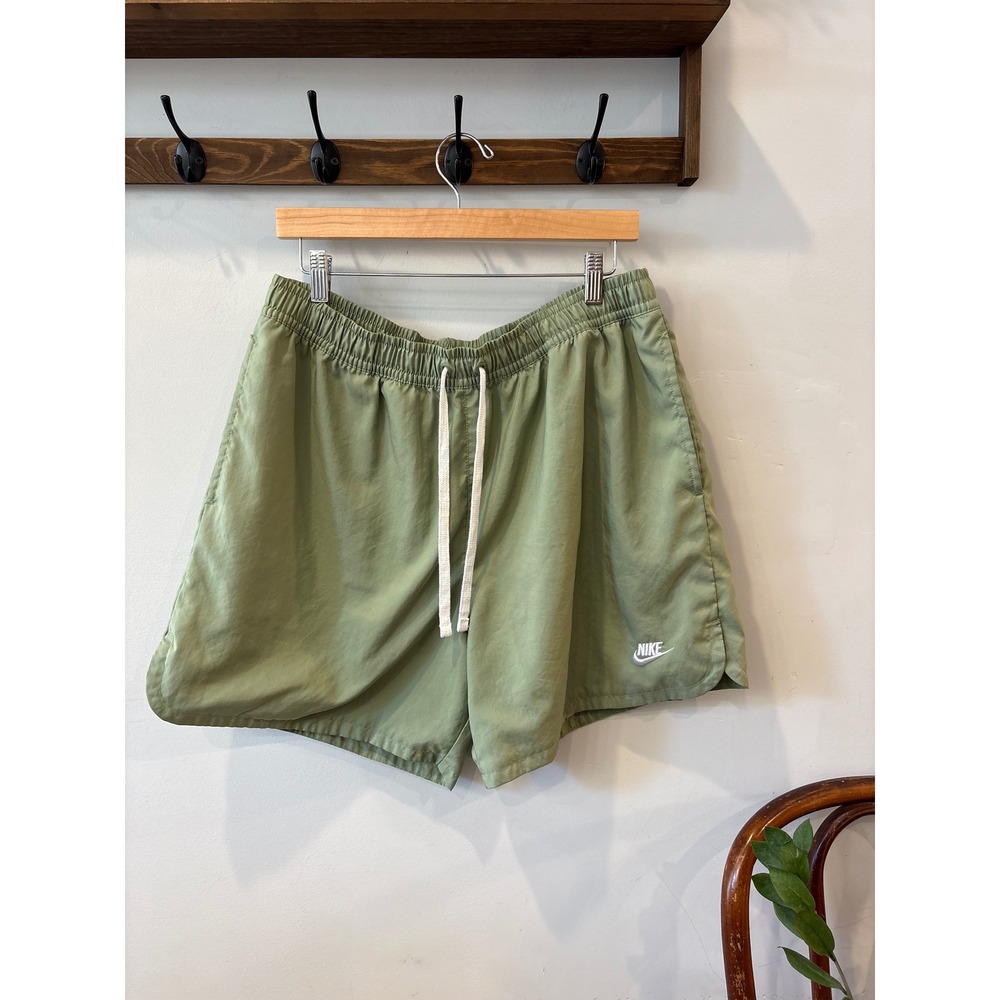 Nike Sportswear Olive Green Flow Shorts
